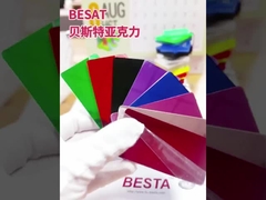 Złote akrylowe plastikowe lustrzane arkusze akrylowe odporne na zarysowania