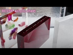 2.8mm-15mm Kolorowe arkusze akrylowe Optyczny sklep Oświetlony tabliczka reklamowa