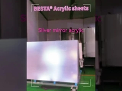 Wielobarwne lustrzane arkusze akrylowe do cięcia laserowego odporne na ścieranie