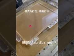 Płytka akrylowa PMMA przezroczysty teksturowany przezroczysty 6 mm ziarno kamienia