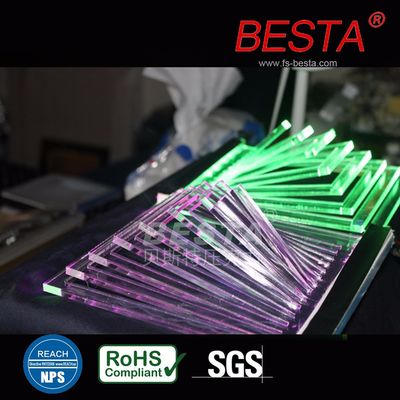 Edge Lit Neon Fluorescent Acrylic Sheet Acrylic Led Sign Board 2,8 mm-15 mm